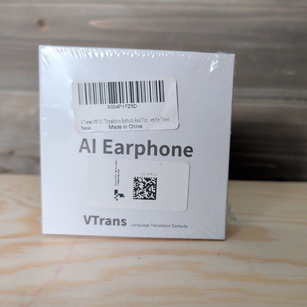 AI Earphones VTrans Language Translation Earbuds 150 Language Translations